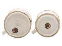 Two Tobacco Related Porcelain Occupational Shaving Mugs