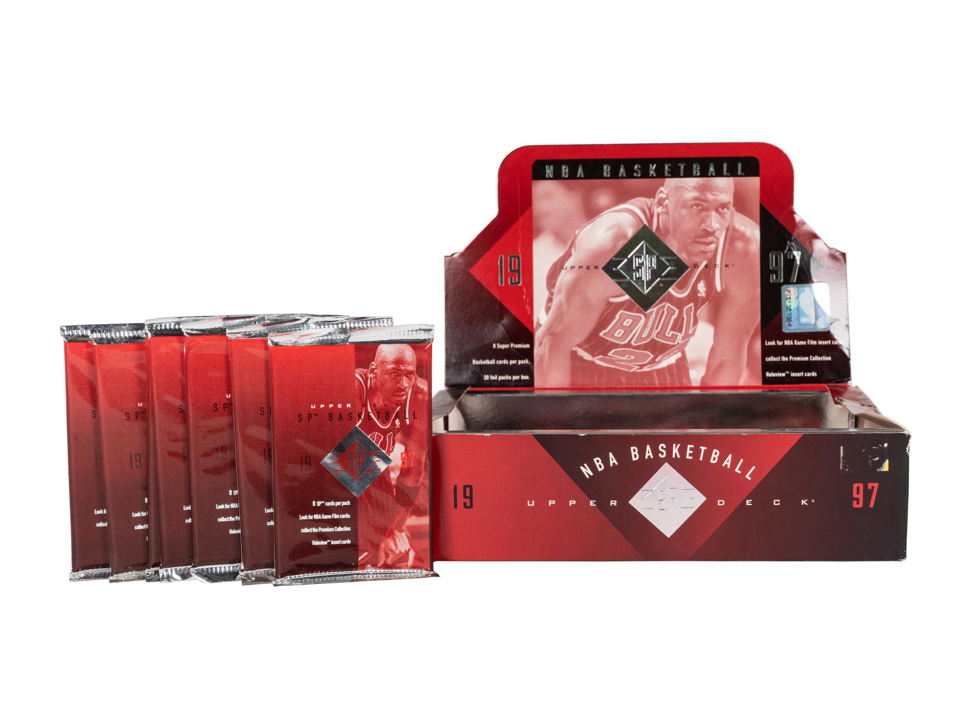 A Group of 22 Packs of 1997 Upper Deck SP Basketball Cards