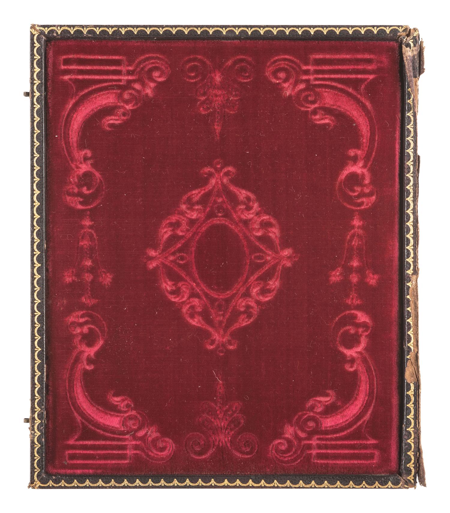 [CIVIL WAR]. ROOT, M.A. & S., photographers. Half plate daguerreotype of Major Oscar F. Winship. New York, NY, ca 1851-1853.