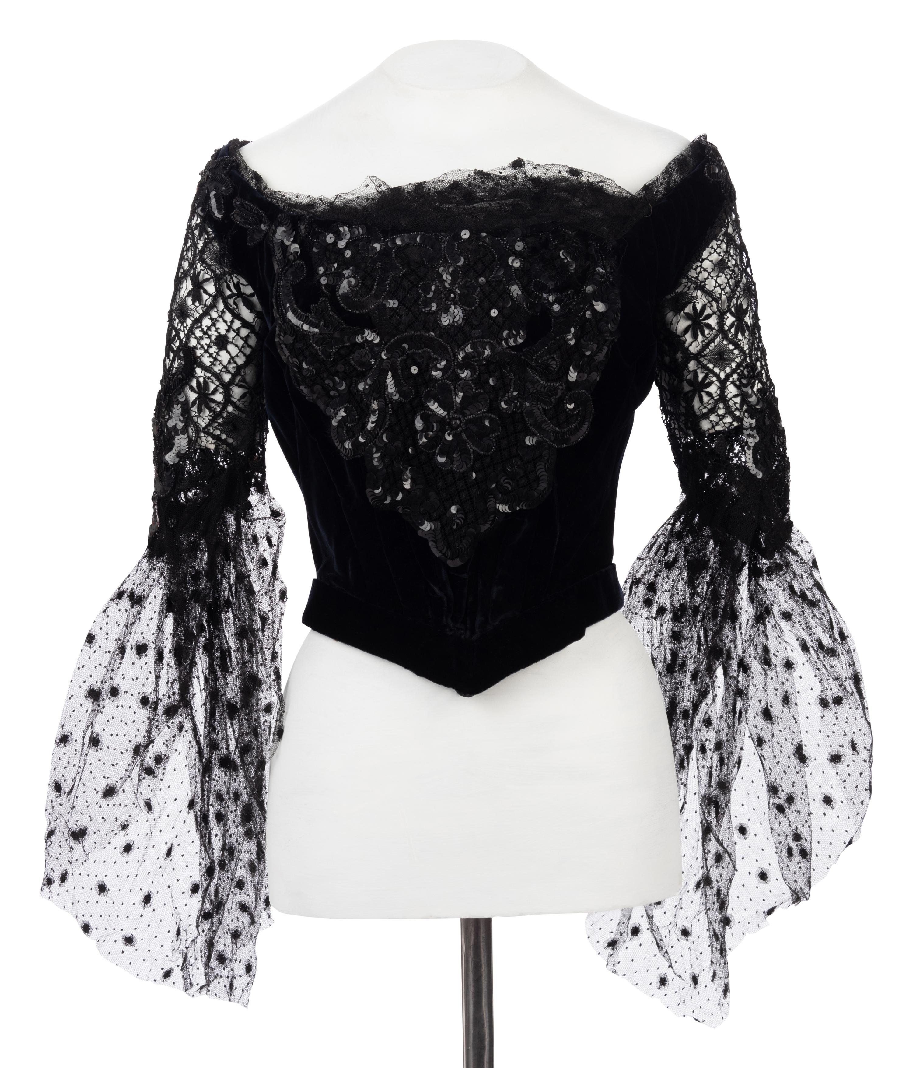Three 19th and Early 20th Century Bodices, 1890-1900