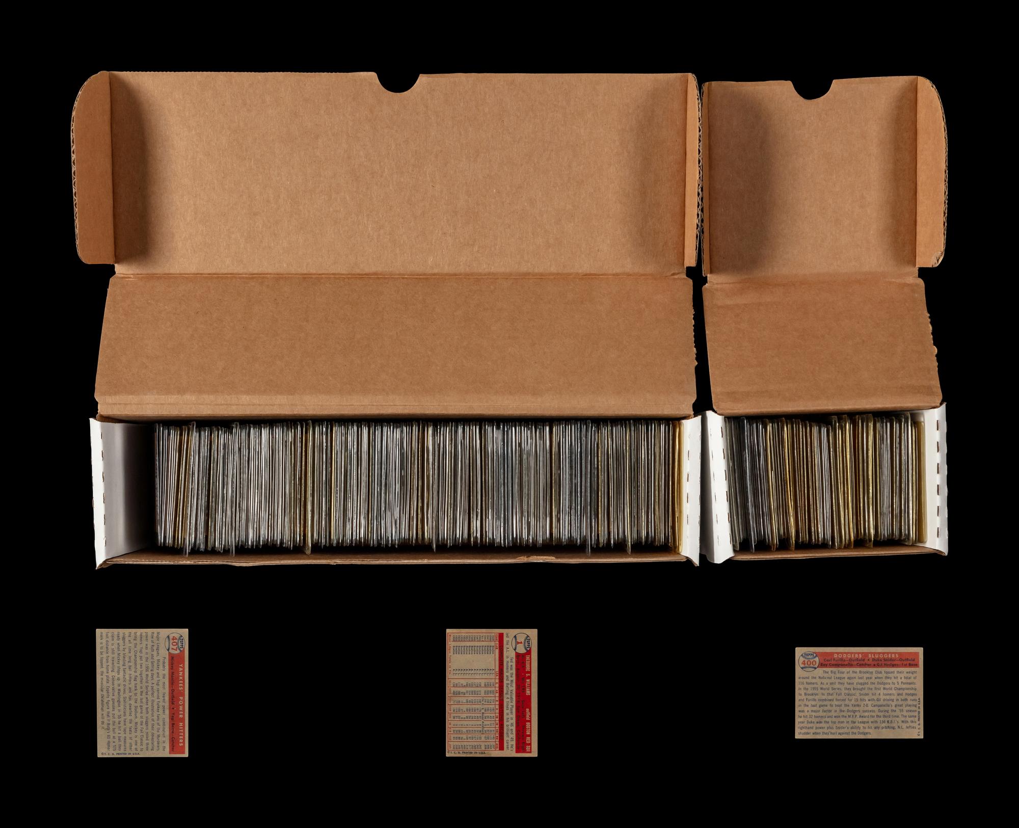 A Near Set of 1957 Topps Baseball Cards (397/407)