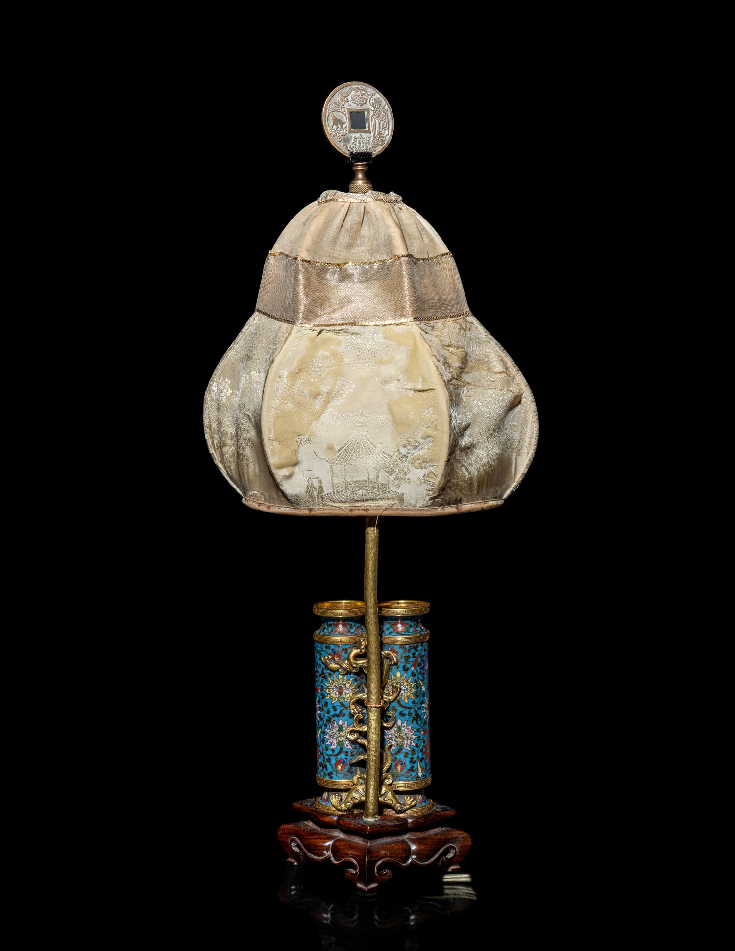 A Chinese Cloisonné Enamel Champion Vase