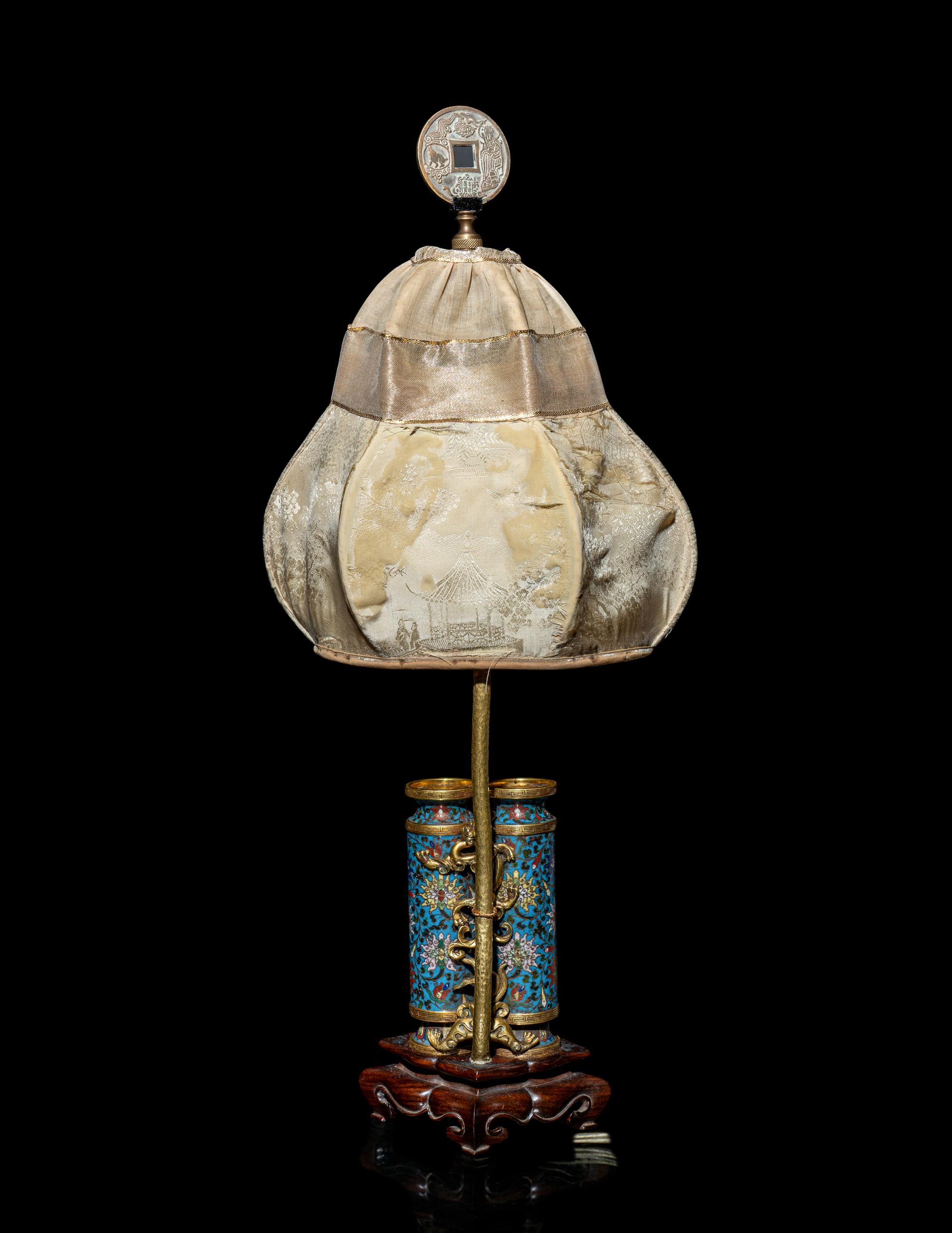 A Chinese Cloisonné Enamel Champion Vase
