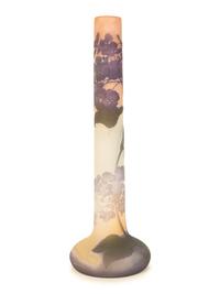 An Emile Gallé Cameo Glass Vase