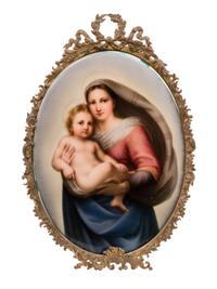 A German or Austrian Porcelain Plaque