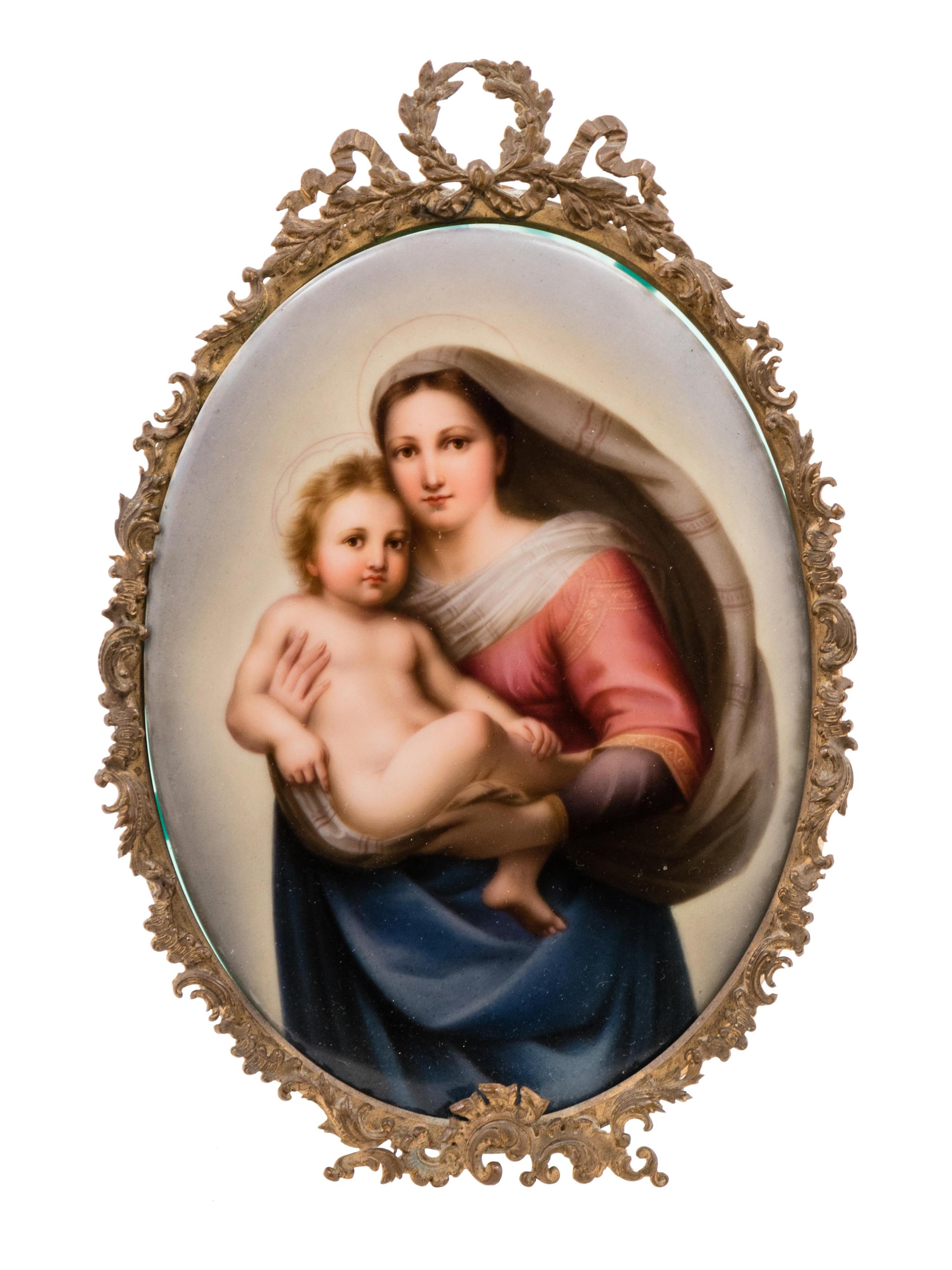 A German or Austrian Porcelain Plaque