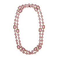 Chanel, Pink Glass Sautoir, 1981