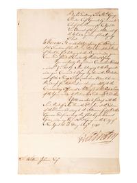 [COLONIAL]. CLINTON, George (ca 1686-1761). Manuscript document signed ("G. Clinton") as Governor of the Province of New York and Admiral of the White Squadron of his Majesty's Fleet. Fort George, New York, 6 August 1740.