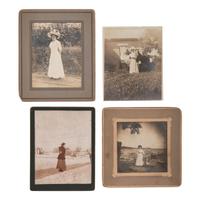 [EARLY PHOTOGRAPHY - PORTRAITURE]. A group of portraits of women, comprising: