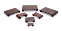 Eight Chinese Scroll-Form Hardwood Stands