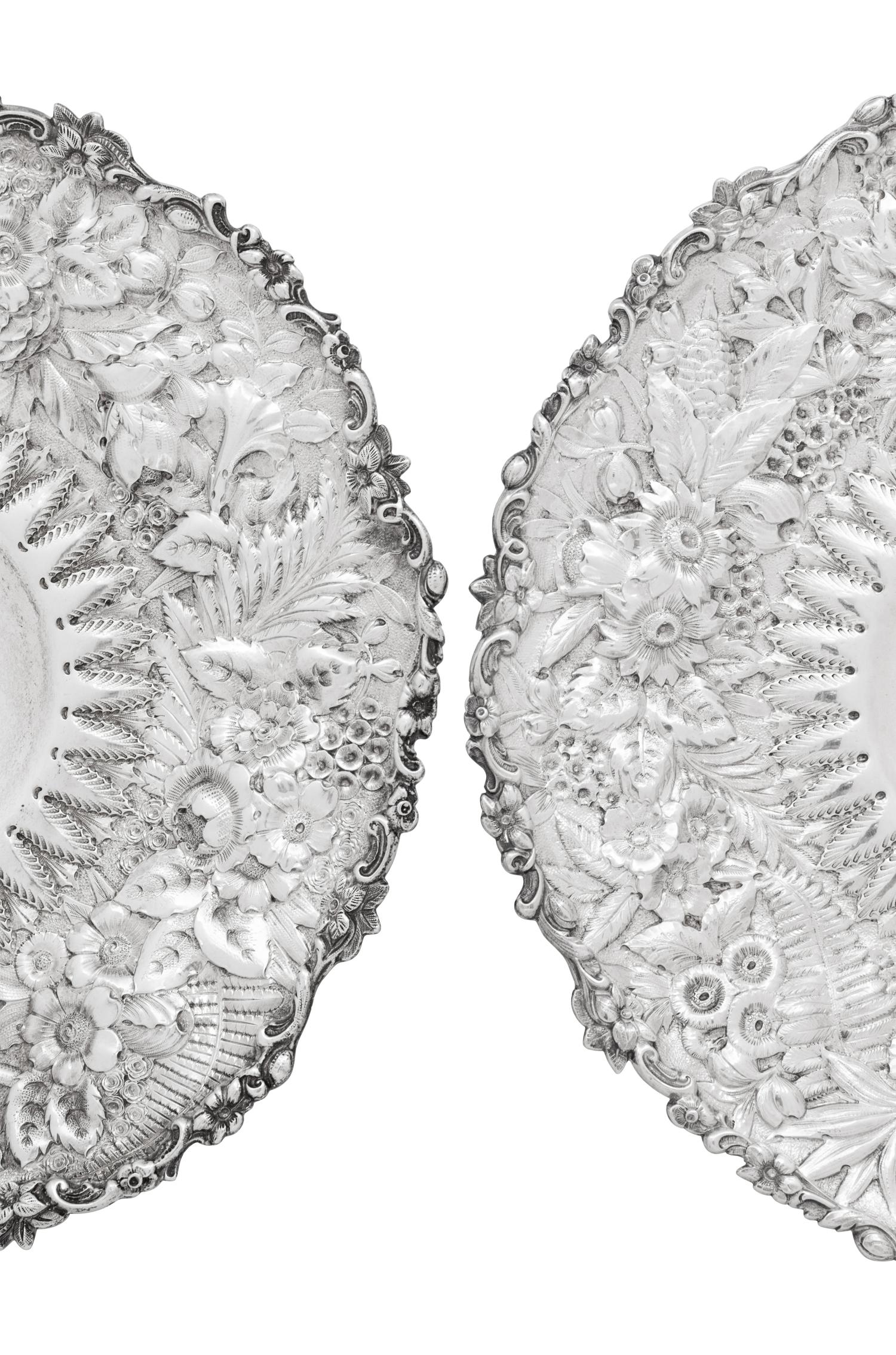 A Pair of Tiffany and Co. Silver Tazza