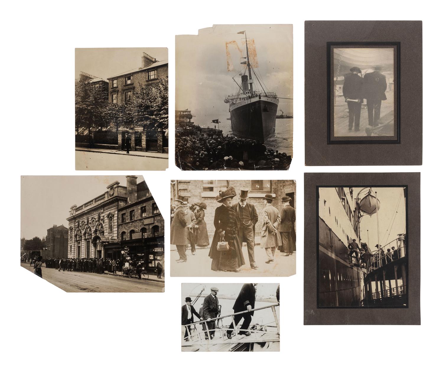 [CRIME & PUNISHMENT]. A collection of photographs documenting the infamous British murder case of Dr. Hawley Harvey Crippen (1862-1910), who was tried and executed for killing his wife.