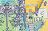 Four Designer Scarves: Two Hermès, Two Gucci