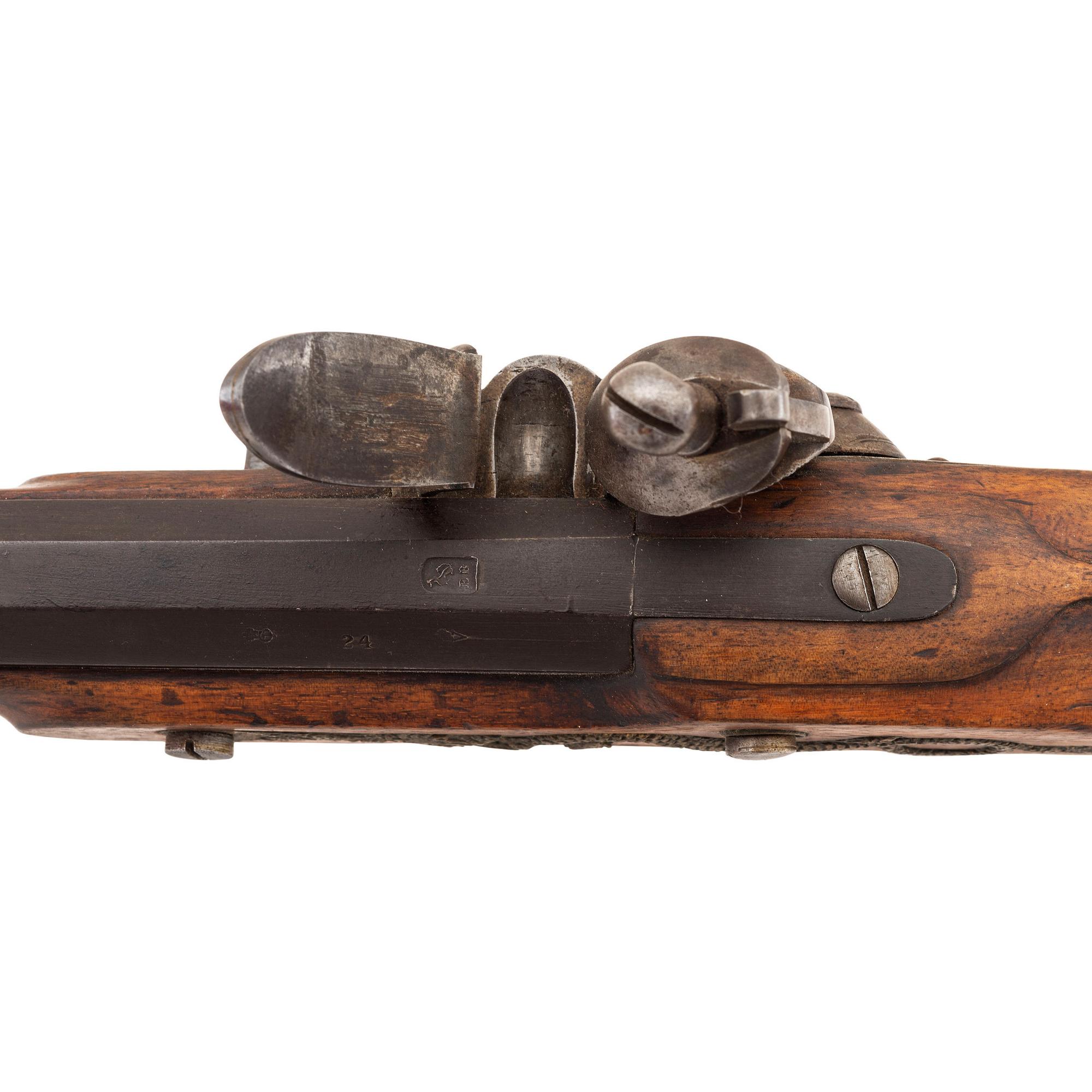 Flintlock Northwest Trade Gun by Parker, Field & Co. dated 1874