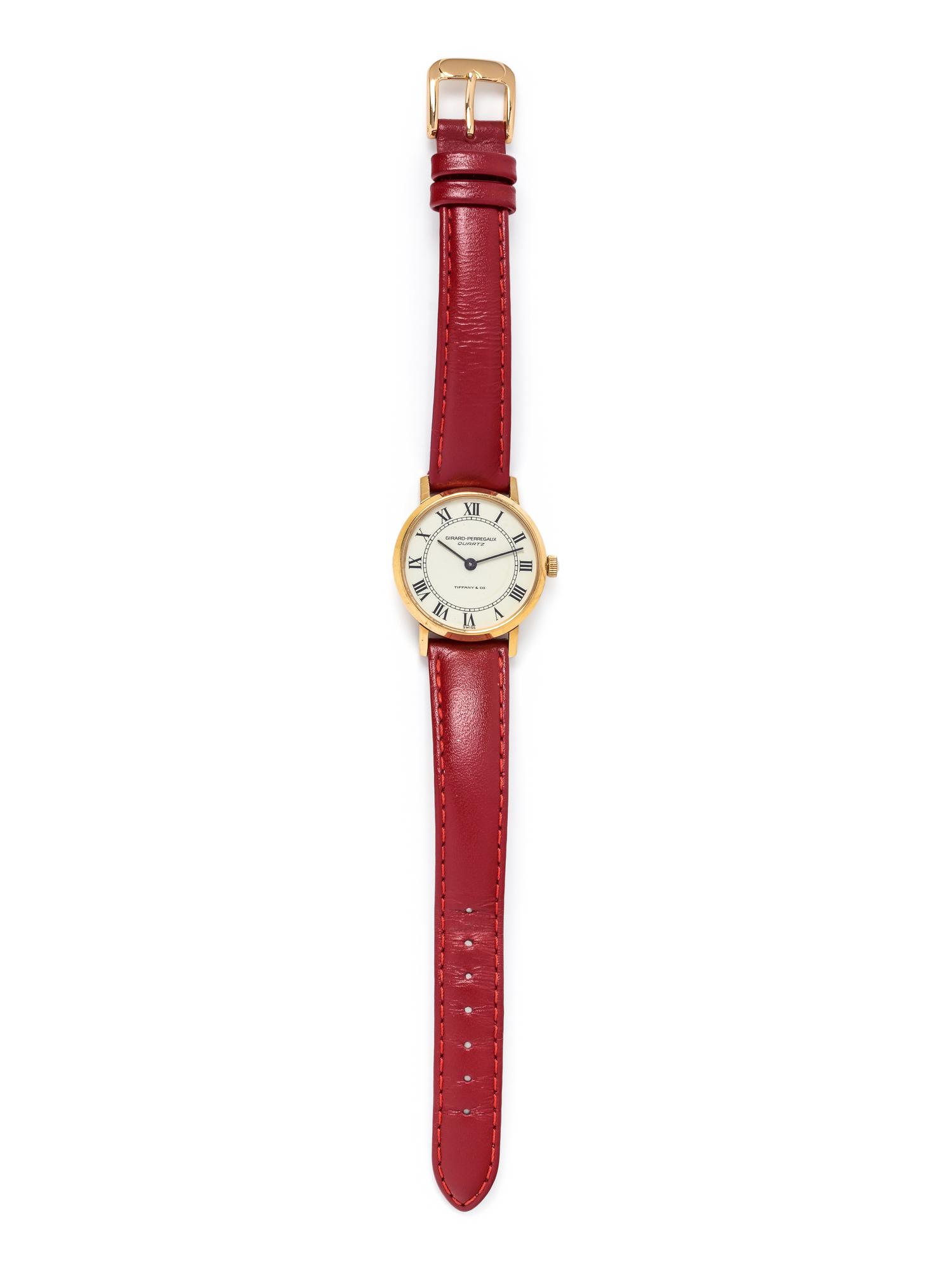 GIRARD-PERREGAUX, TIFFANY & CO., 18K YELLOW GOLD WRISTWATCH