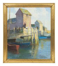 View of a Harbor , 1927