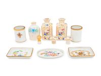 Eight Porcelain Table Articles