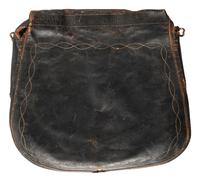[CIVIL WAR]. CDV and leather haversack identified to Union Lieutenant Colonel Joseph Stedman, 42nd Massachusetts Regiment Volunteer Militia. Previously acquired from the Property of Norm Flayderman.