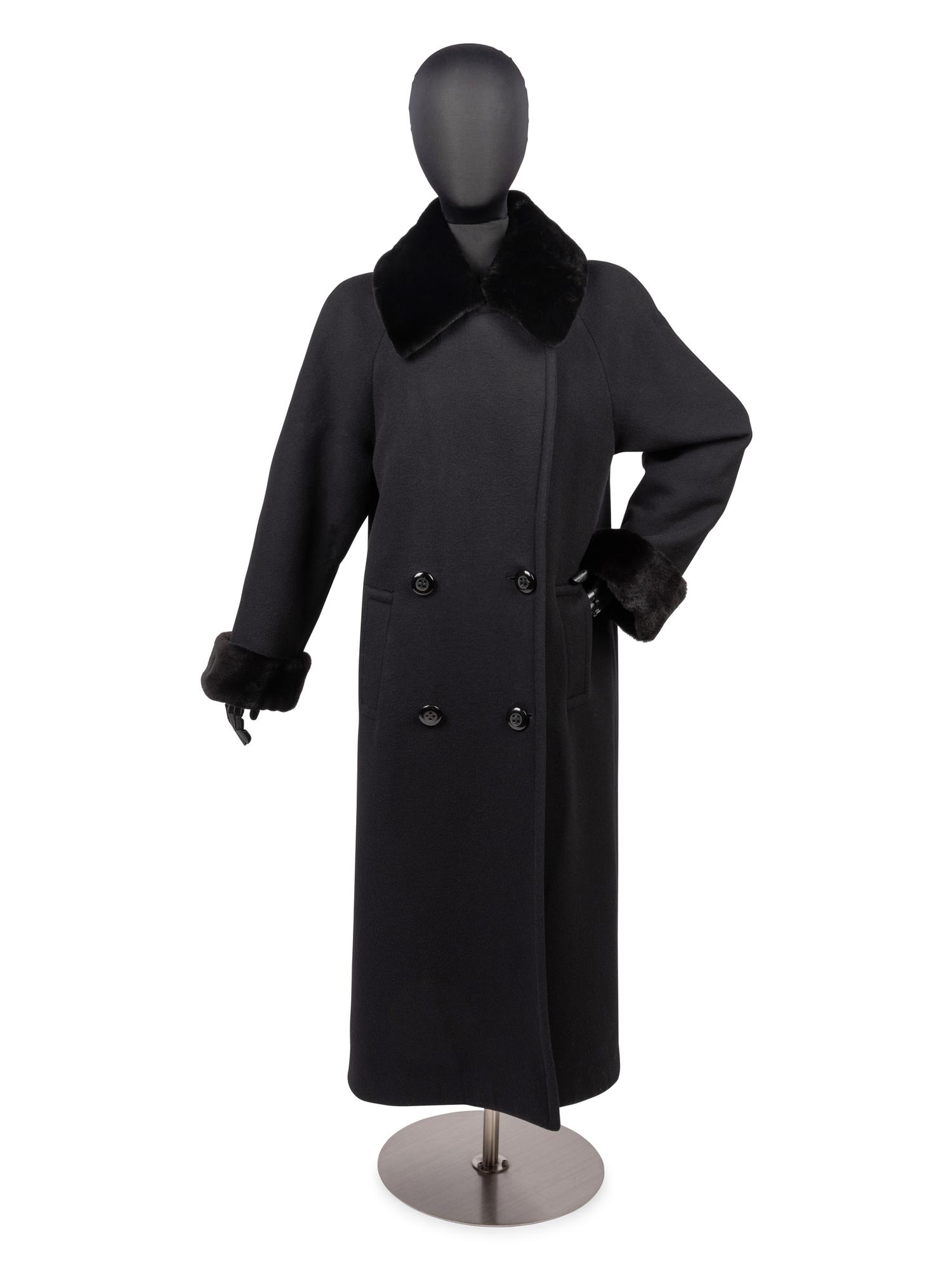 Giuliana Teso Fur Collar Coat, 1980s