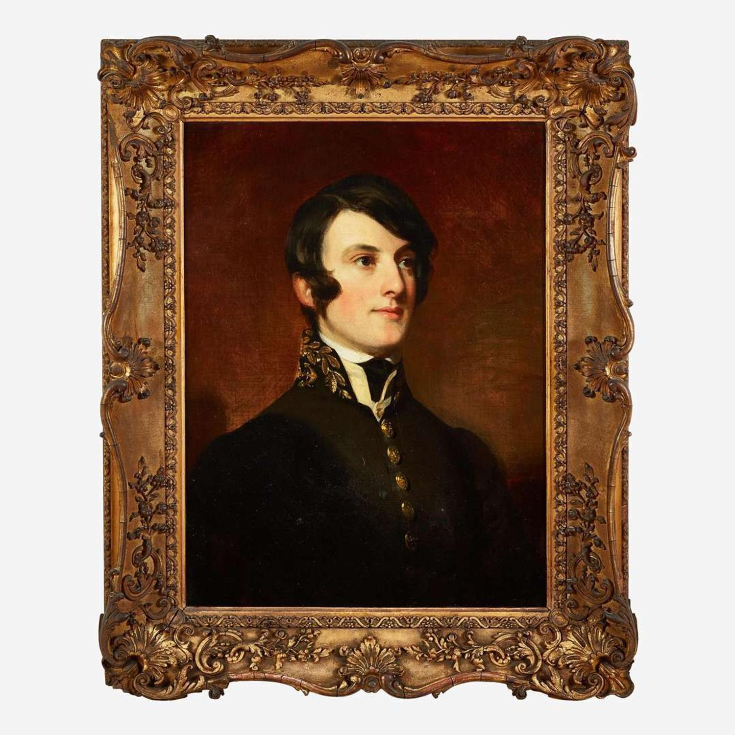 American School 19th century Portrait of a Young Naval Midshipman, circa 1835