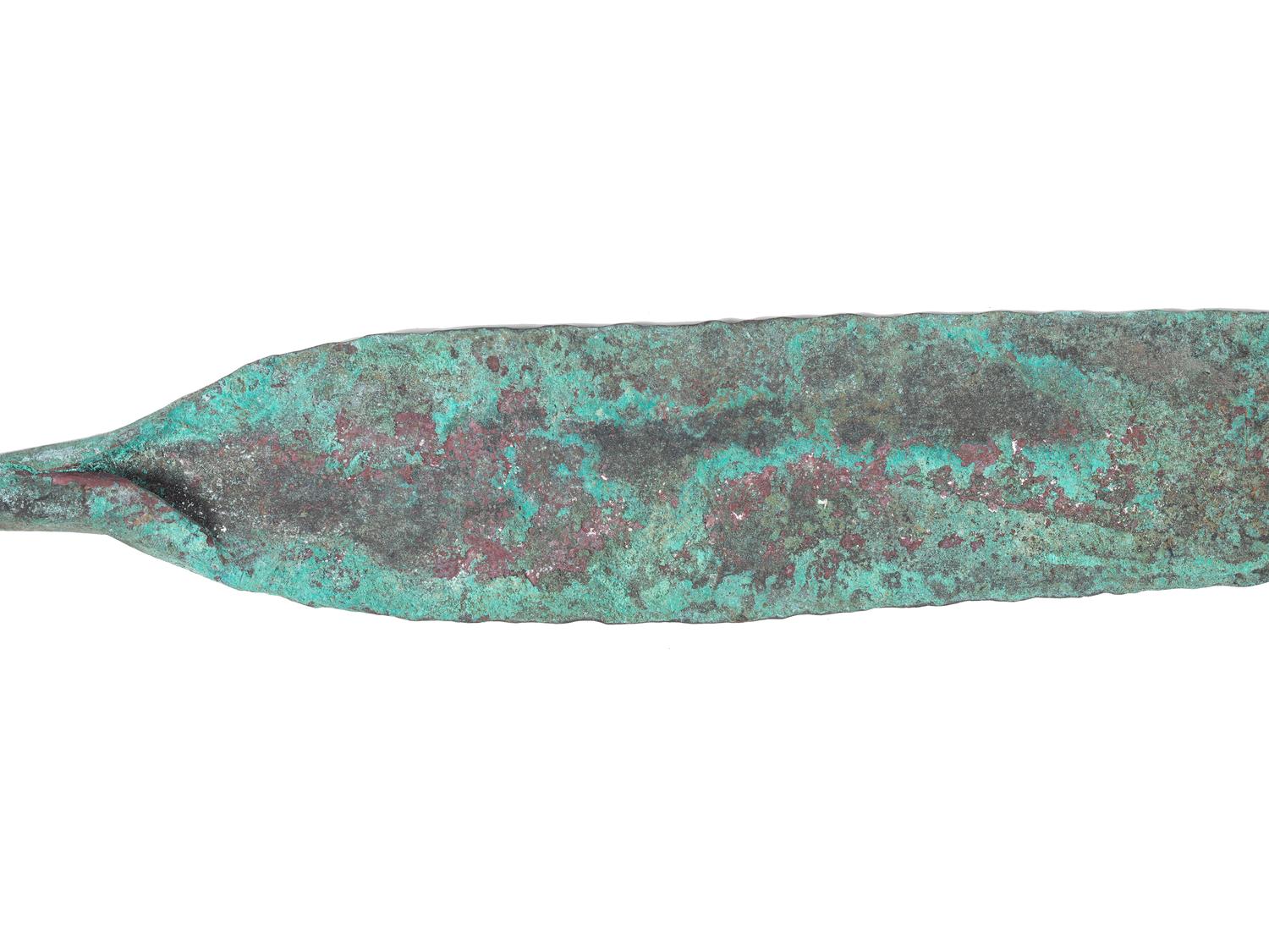 Large African Copper Spear Point