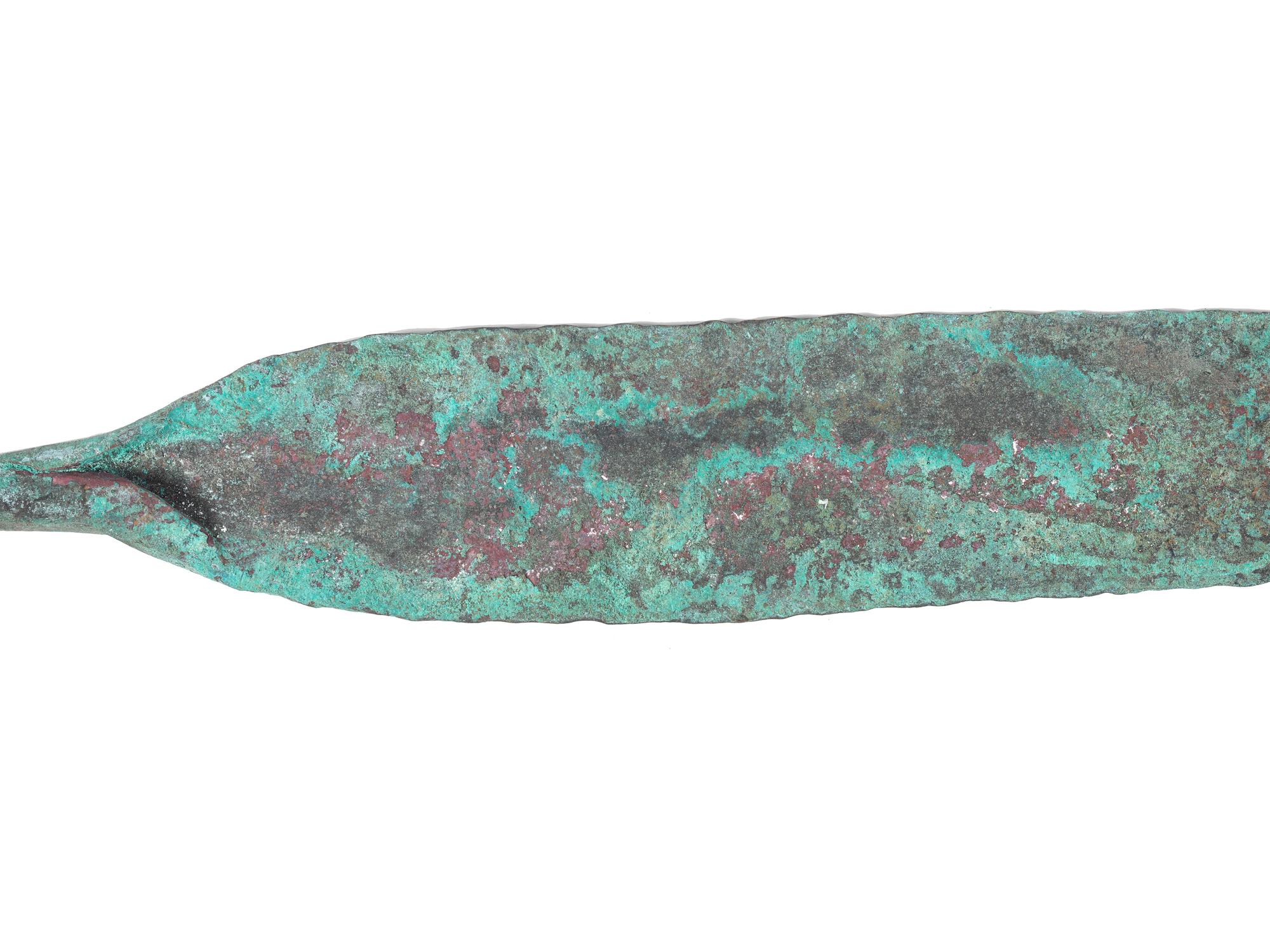 Large African Copper Spear Point