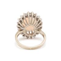 OPAL AND DIAMOND RING