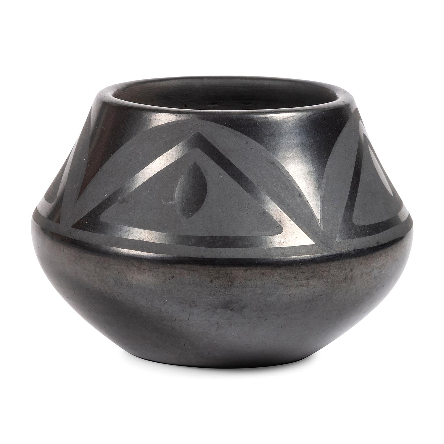 Blackware Pottery Jar