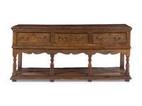 A George III Ash Dresser Base