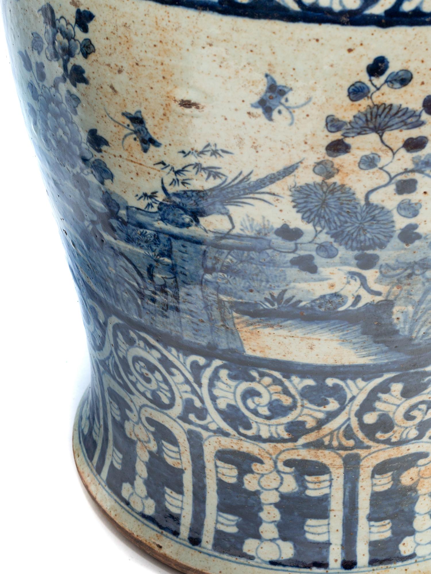 A Pair of Large Chinese Porcelain Jars