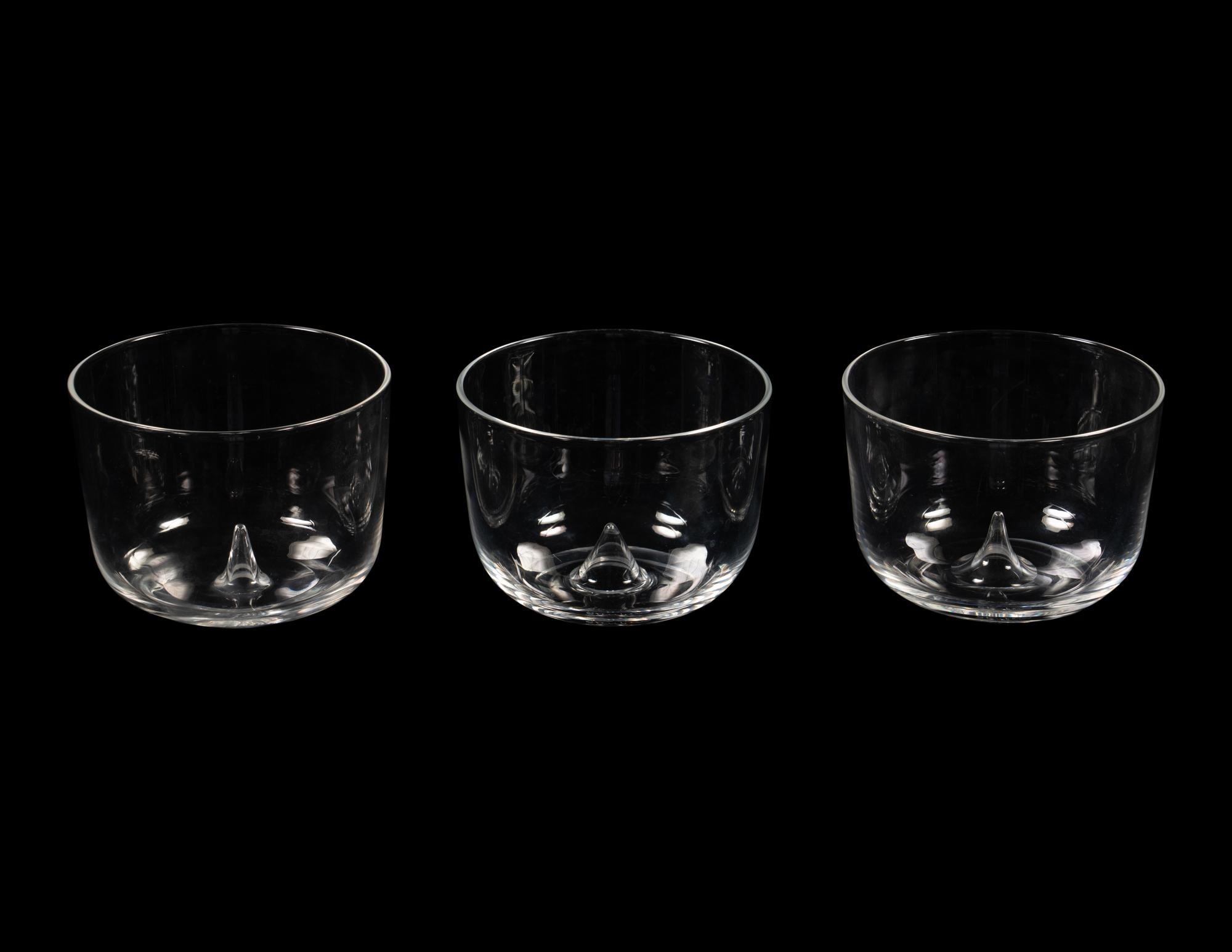 A Steuben Glass Table Service