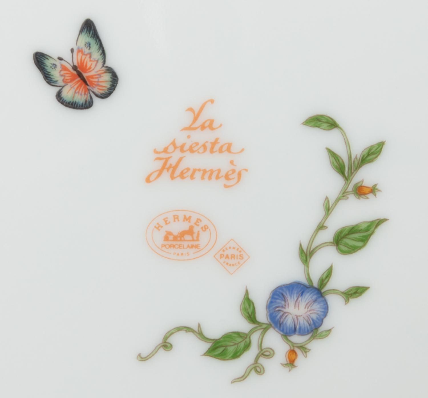 An Hermès Porcelain Siesta Luncheon Service