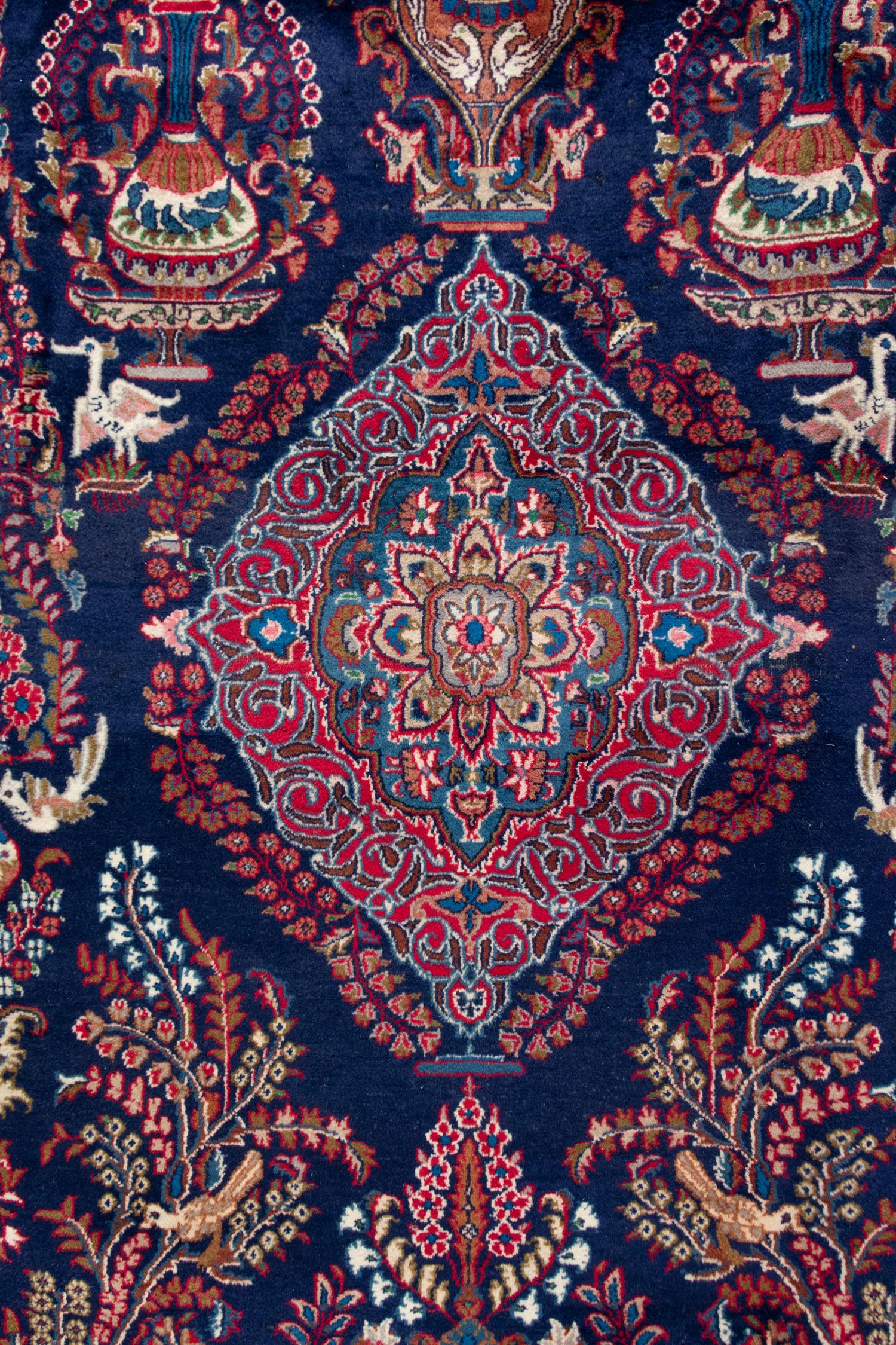 A Kashan Wool Rug