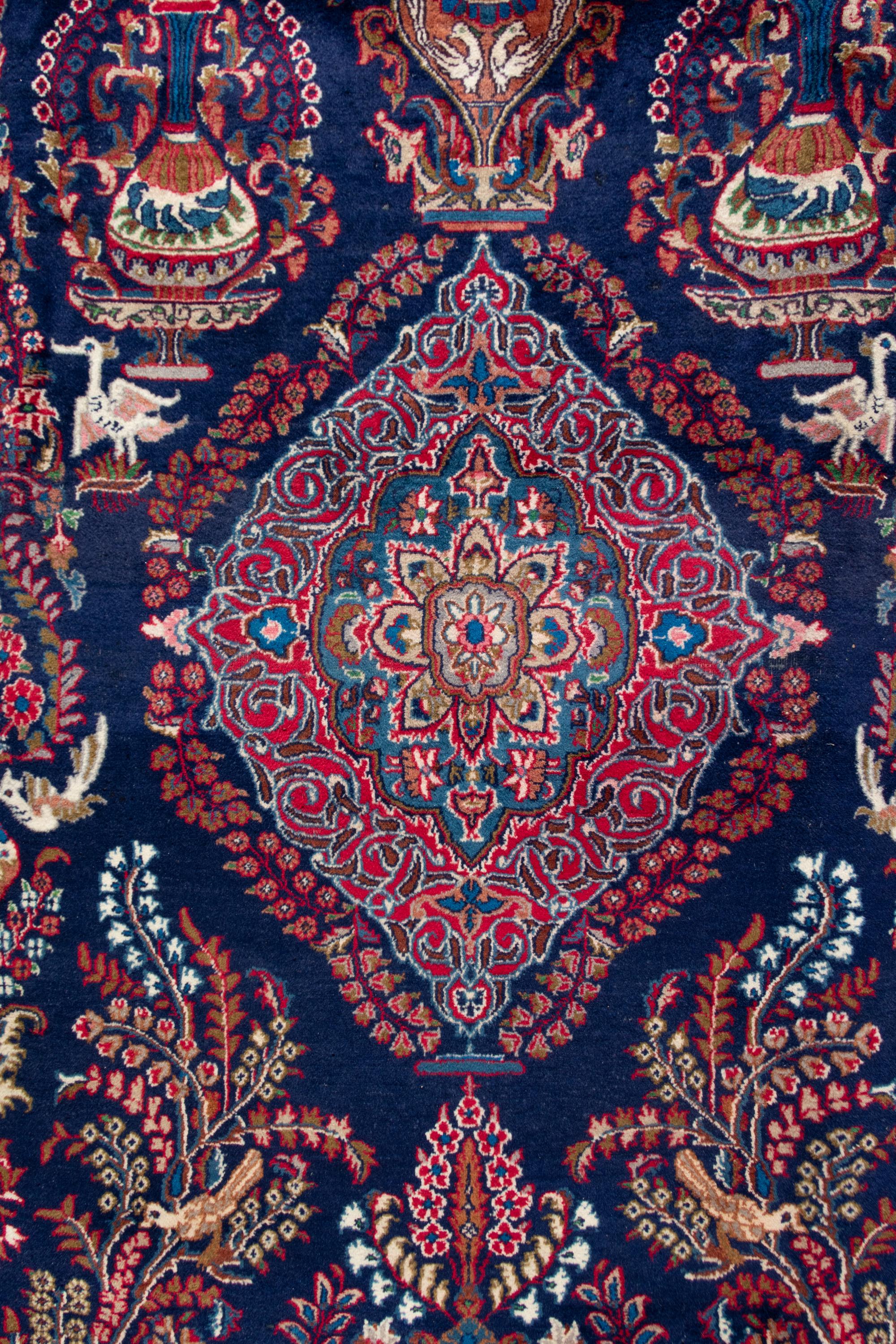 A Kashan Wool Rug