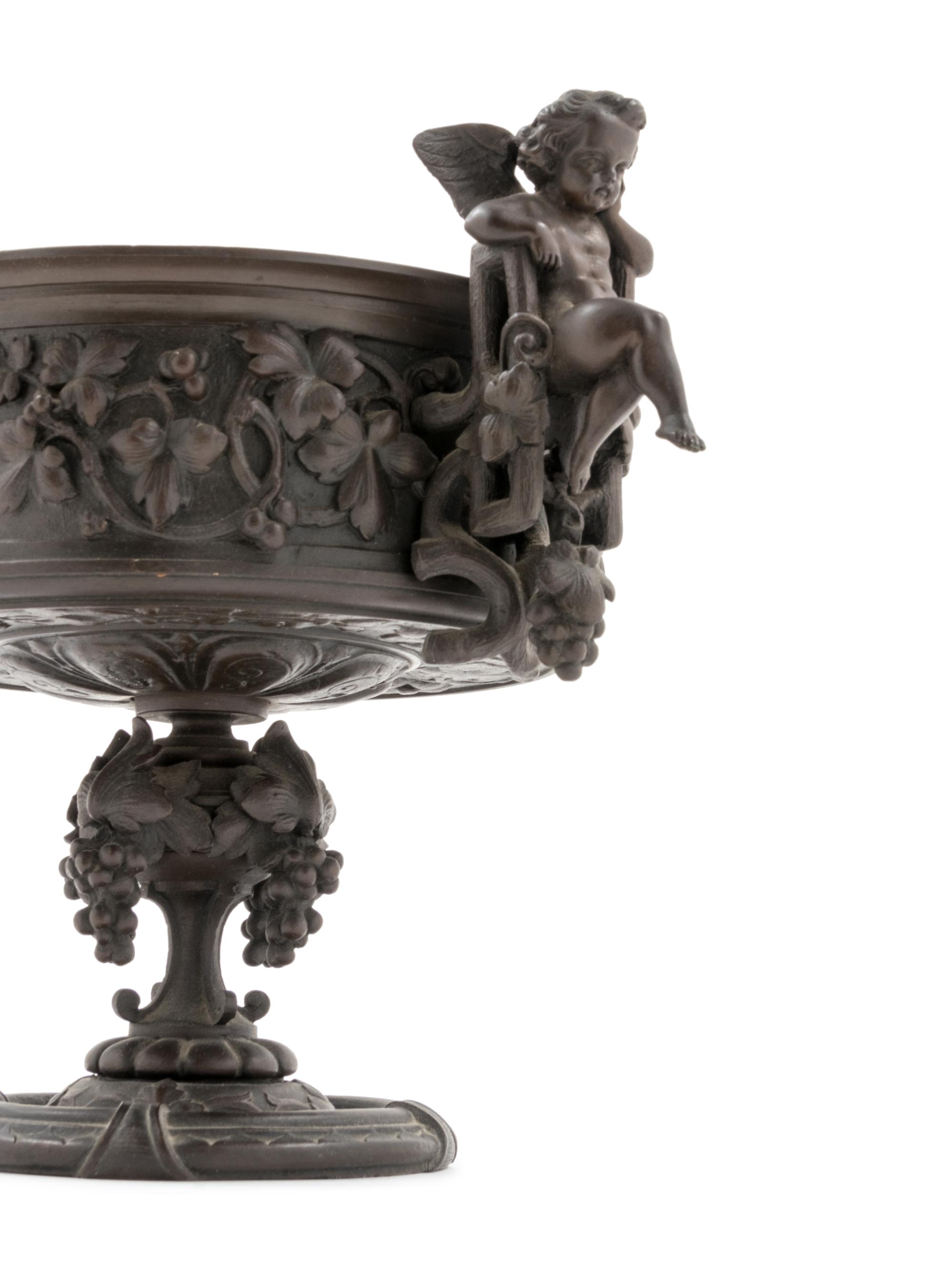 A Grand Tour Bronze Centerpiece