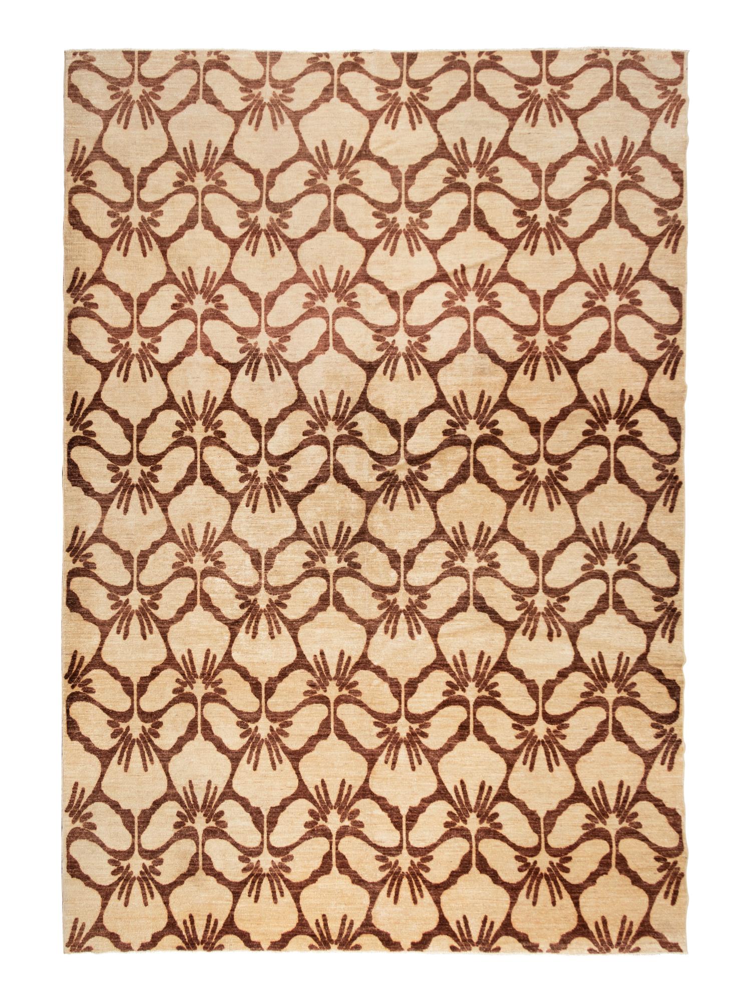 A Modernist Afghan Wool Rug