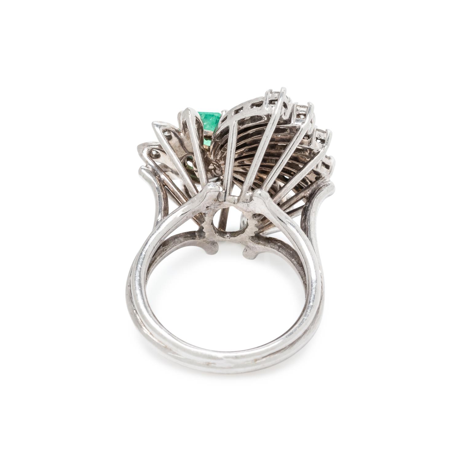EMERALD AND DIAMOND RING