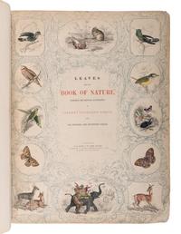 [NATURAL HISTORY]. JARDINE, William (1800-1874). Leaves from the Book of Nature, Containing the Principal Illustrations in Jardine's Naturalist's Library . Edinburgh: W.H. Lizars; London: S. Highly; Dublin: W. Curry, [1846].