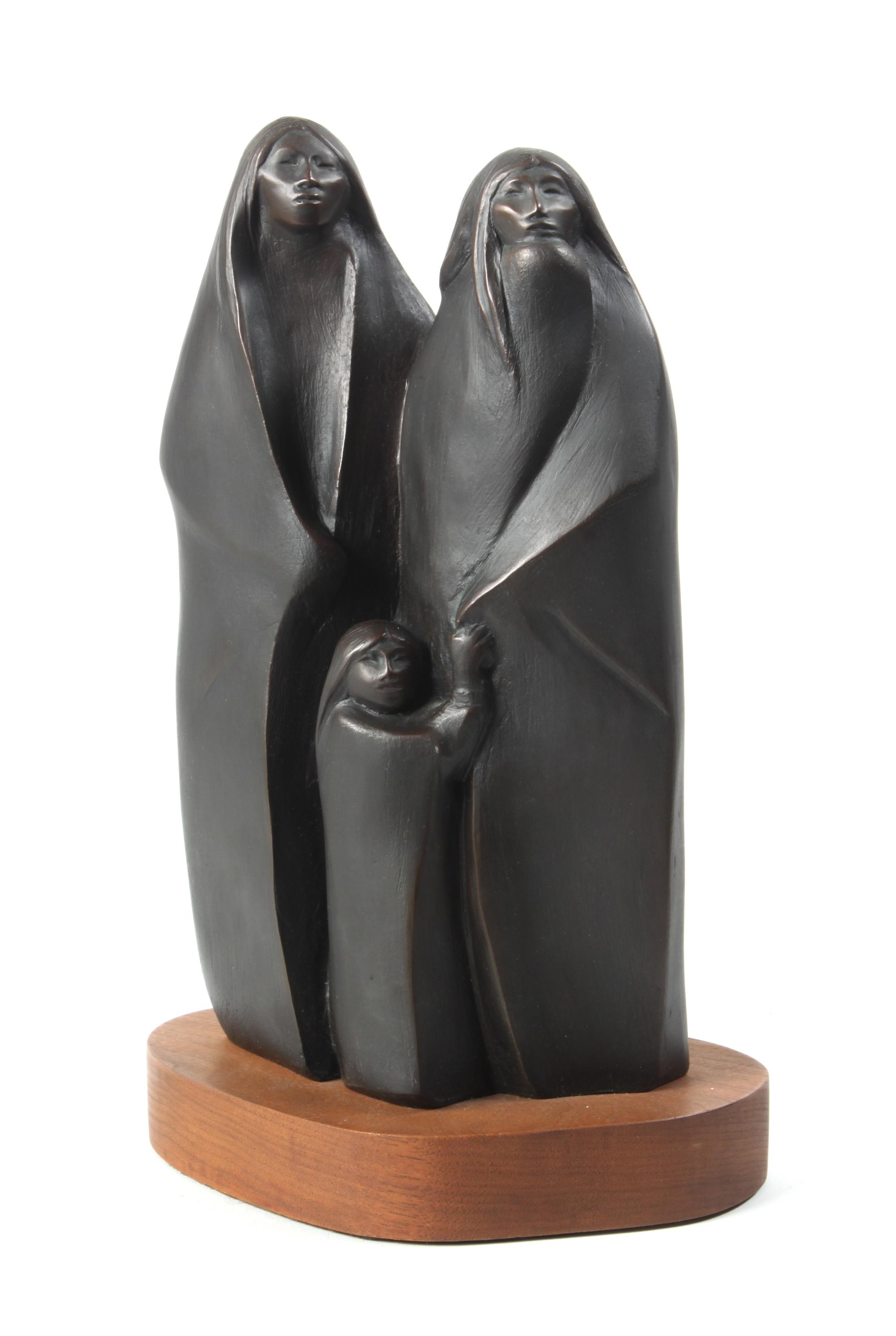 Allan Houser Height 9 1/2 x width 5 1/2 inches — (Chiricahua Apache, 1914-1994)
