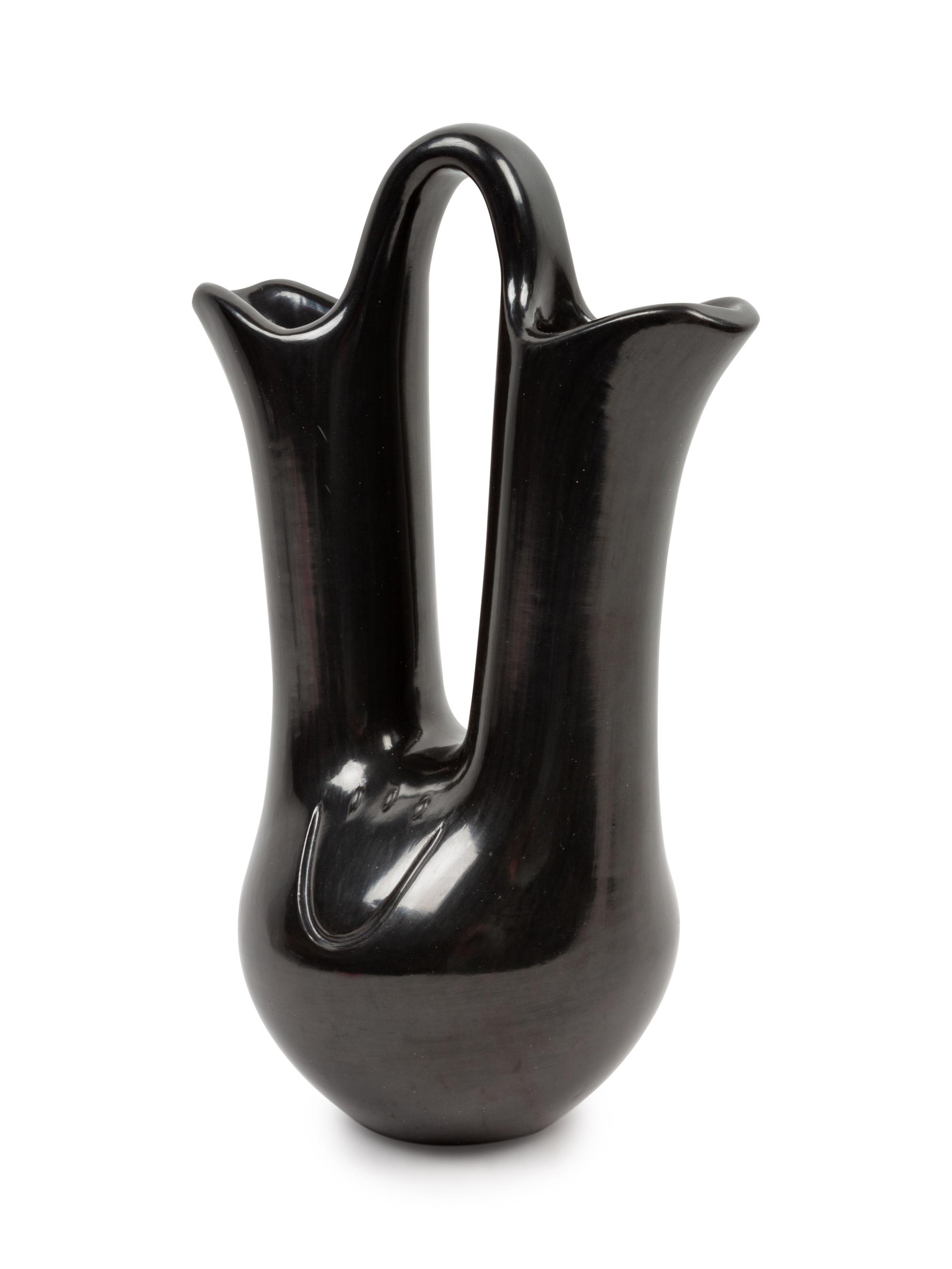 Blackware Wedding Vase