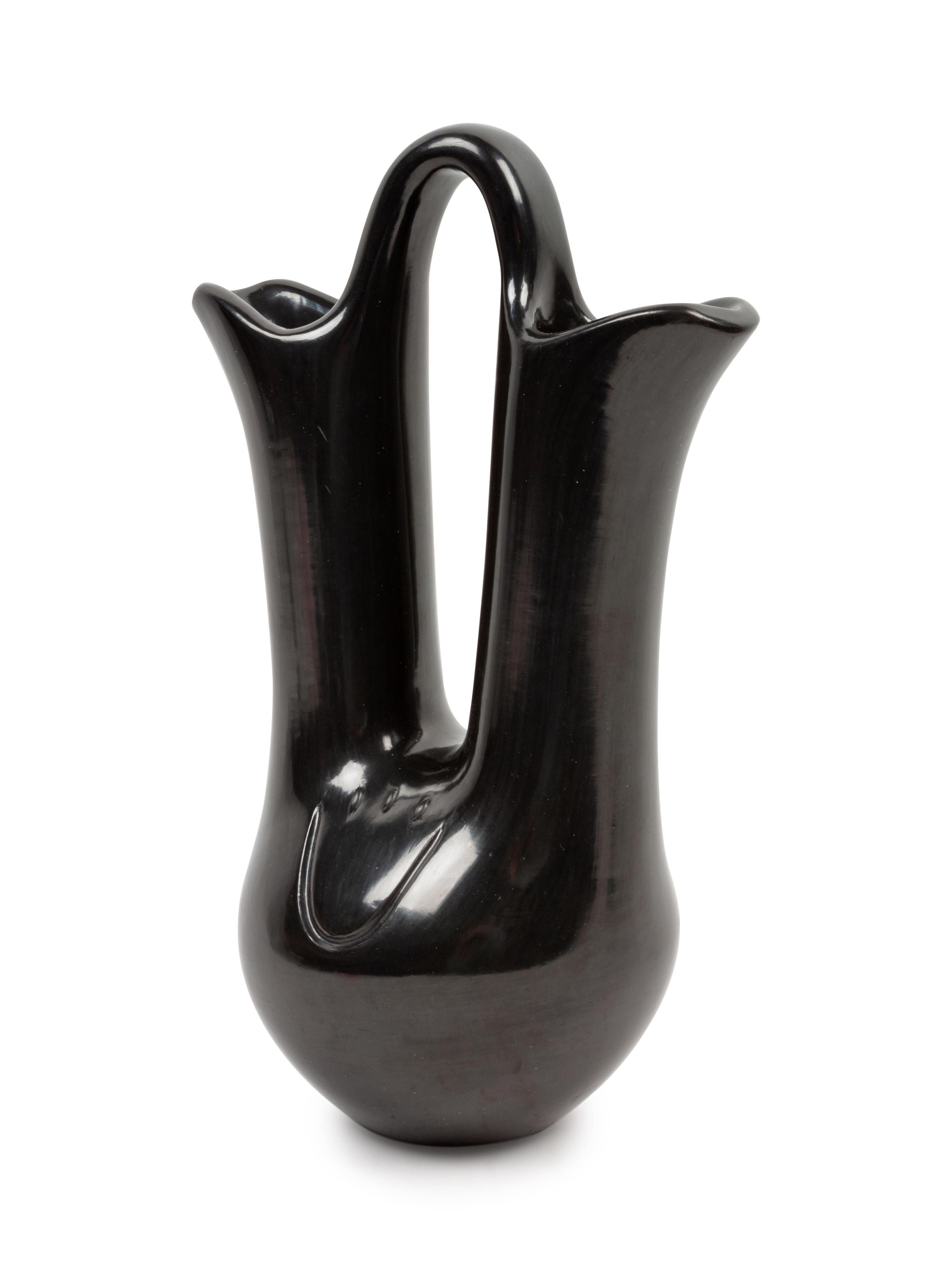 Blackware Wedding Vase