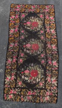 Two Flat Woven Rugs — 20TH CENTURY