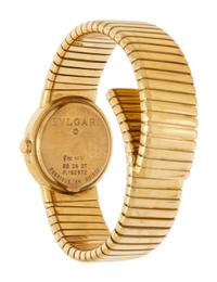 BULGARI, REF. BB262T 18K YELLOW GOLD WATCH WITH TUBOGAS BRACELET