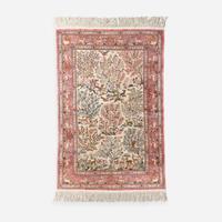 A Sino Qum silk rug 20th century