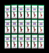A Group of 18 Chicago Bulls 1992 NBA Playoff Tickets,