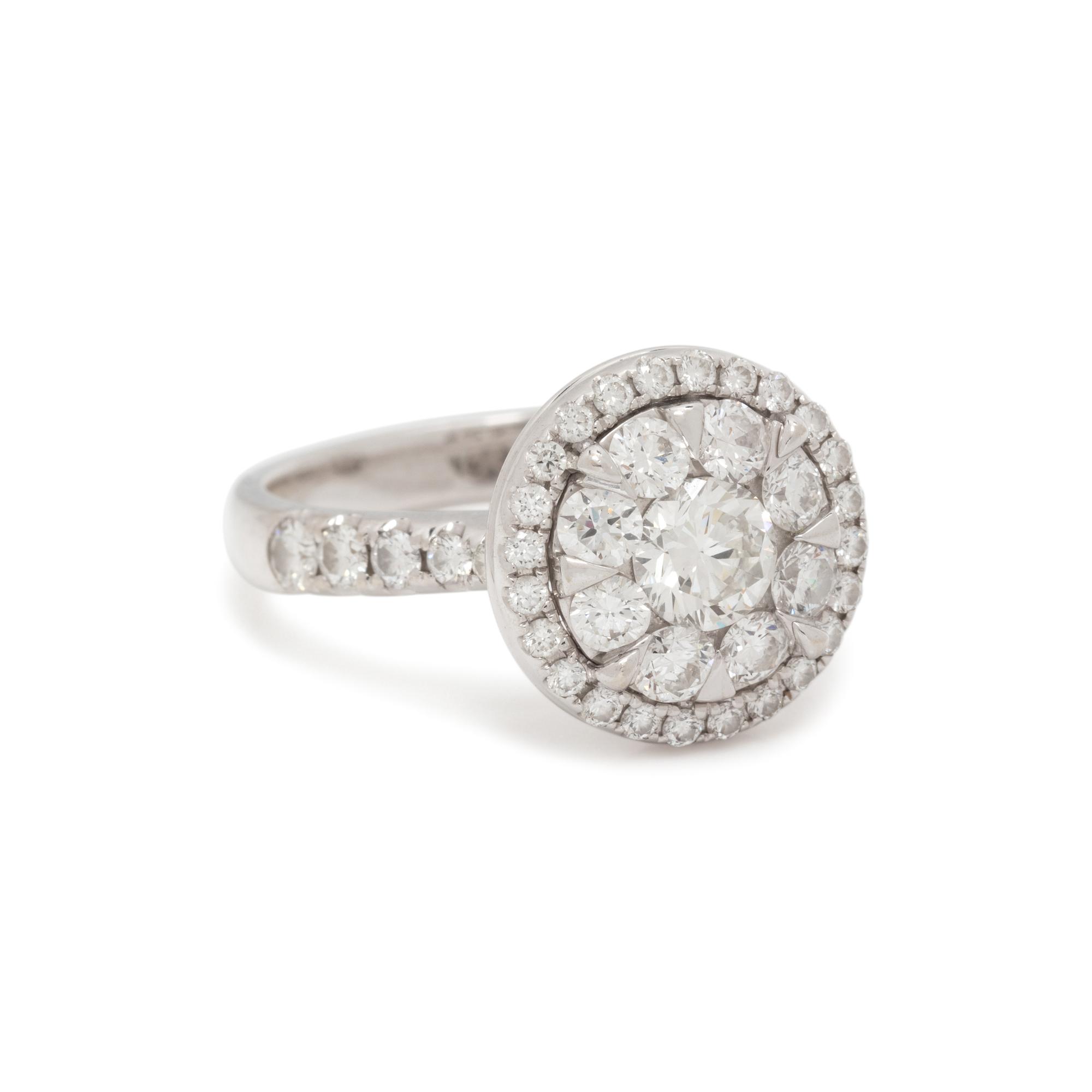 WHITE GOLD AND DIAMOND RING