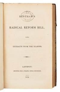 BENTHAM, Jeremy (1748-1832). A sammelband of 11 political and legal tracts, comprising: