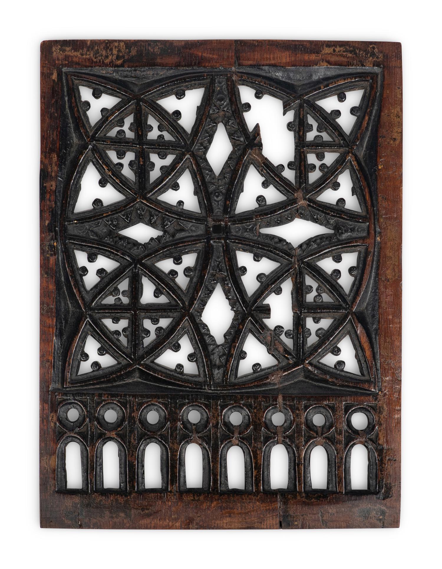 A Gothic Pierce Carved Architectural Fragment