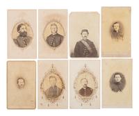 [INDIAN WARS]. A collection of CDVs of 6th Iowa Cavalrymen who were involved in General Alfred Sully's Expedition against the Sioux, ca 1863-1865.