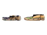 Sioux Beaded Hide Moccasins